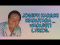 JOSEPH KARIUKI KIARUTARA _ WARUHITI LYRICS Benga_Lyrics