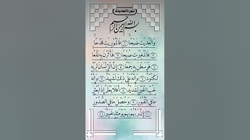 SURAH AL-ADIYAT )سورة العاديات - Egzon Ibrahimi #jummamubarak #egzonibrahimi