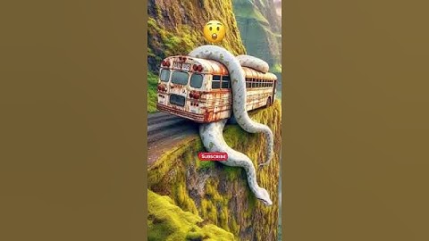 AI Travel Discovery   Python attacking Bus   Amazon Jungle #shorts #nature #art