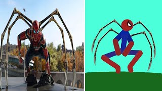 Stickman Dismounting Best Moments #2 | Spider Man Best Falls | Stick 'Em Up