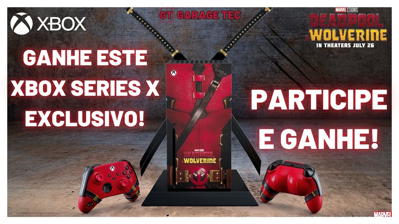 XBox Series X Console & 2 Cheeky Controllers designed by DeadPool ...