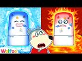 🔴 LIVE: Hot vs Cold Talking Refrigerator | Wolfoo Family Kids Cartoon