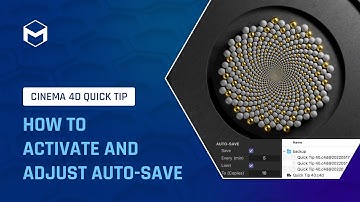 #C4DQuickTip 40: How to activate and adjust Auto-Save in Cinema 4D
