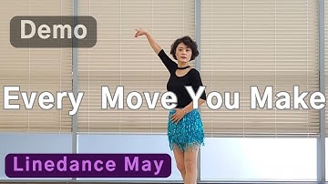 Every Move You Make Line Dance (High Beginner: José Miguel Belloque Vane & Alison Johnstone ) - Demo