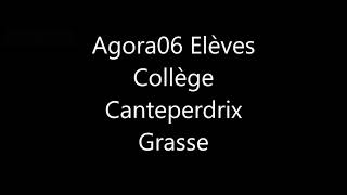 Agora06 présentation pour  les élèves