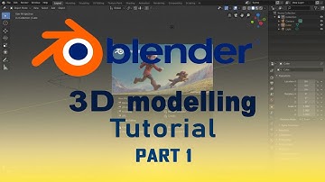 Blender 2.8 TUTORIAL PART 1  |  BASICS   |  Essential tools and Shortcut keys for 3D modelling
