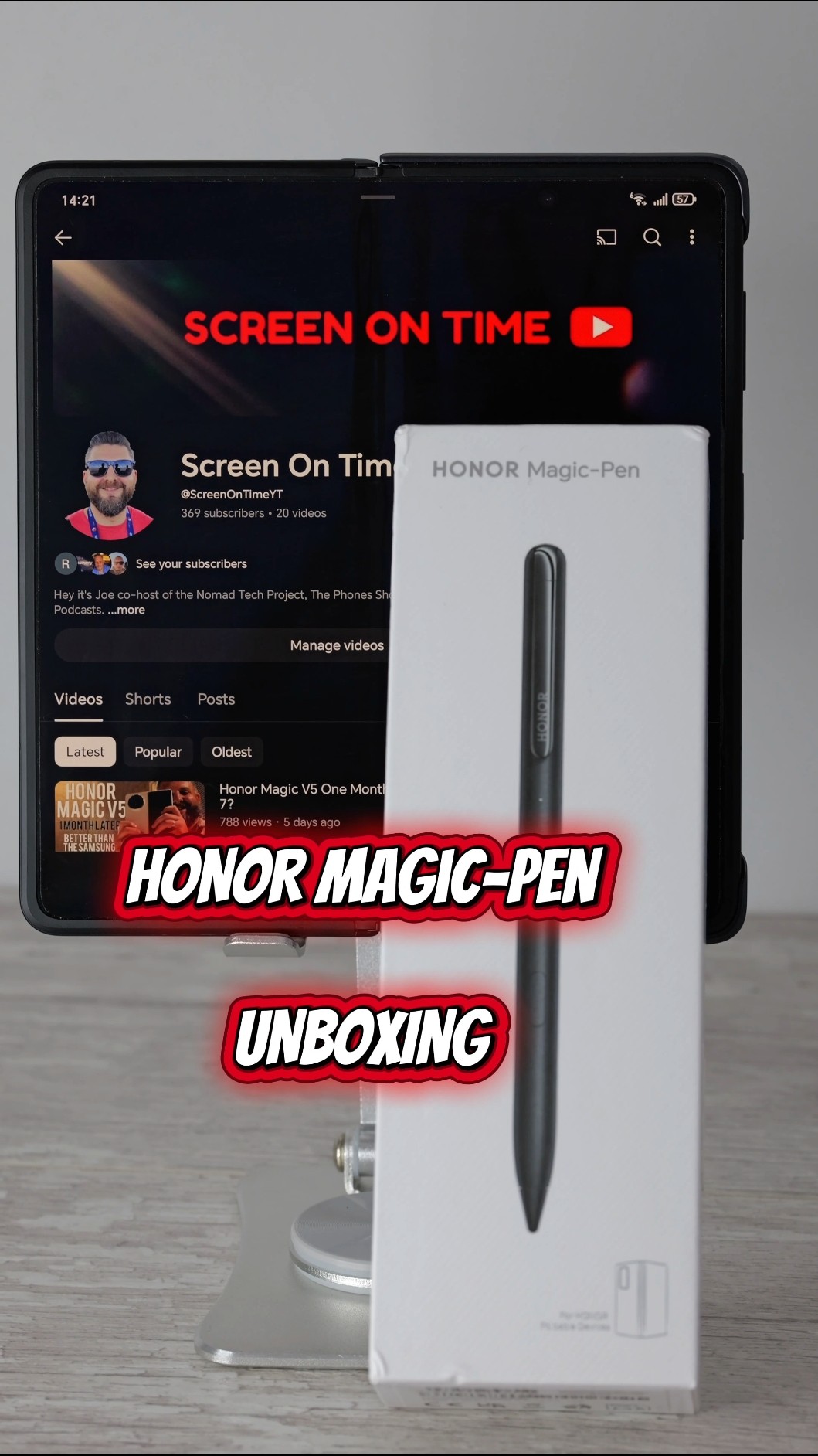 Honor Magic-Pen: An Amazing Tool For V3/V5 Foldables - YouTube