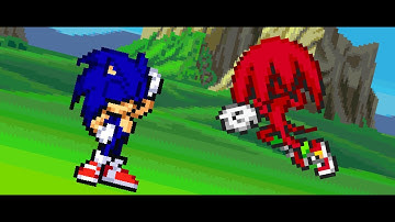 Sonic vs Knuckles | Stick Nodes Animation