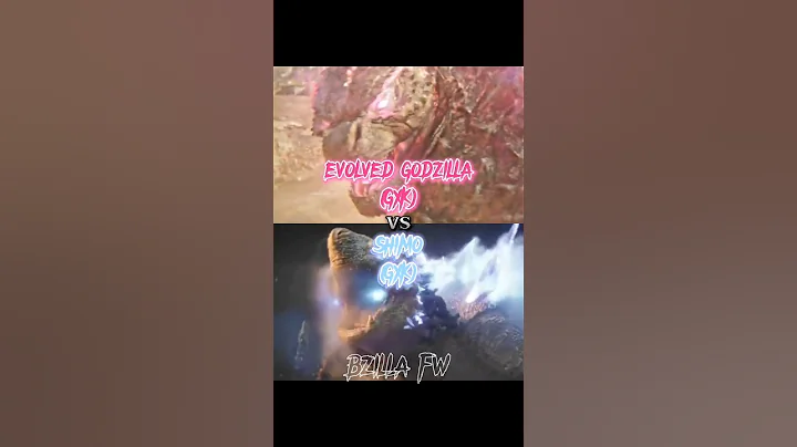 Evolves Godzilla (GXK) vs Shimo (GXK) #godzillaxkongthenewempire