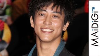 佐野岳、仮面ライダー最新劇場版はまだ見ていない「この間までドライブと走っていたので…」「仮面ライダー平成ジェネレーションズFINAL」大ヒット舞台あいさつ1