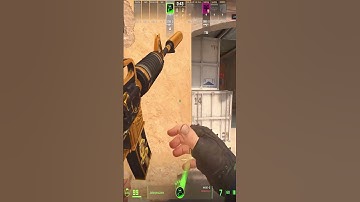 Fast ACE with Golden Coil / Dust 2 #cs2 #czsk #counterstrike2 #random #counterstrike