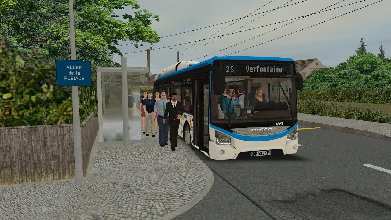 [OMSI 2][G29] Ligne 25 - St-Servan - Urbanway 12 Hybride T7