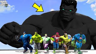 Shinchan And Franklin Upgrading Into MEGA GOD BLACK HULK to Fight GOD ELEMENTAL HULK IN GTA V!