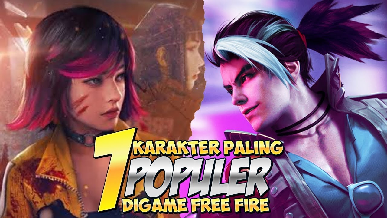 7 Karakter Paling Populer Di Game Free Fire 7VersiLyraSigh YouTube