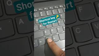 laptop restart shortcut key 🔑|| how to restart laptop | #shorts #pc #viral #popular screenshot 5