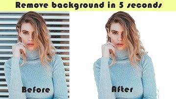 Remove background in only 5 seconds 😳😳😳😳 without any app...!