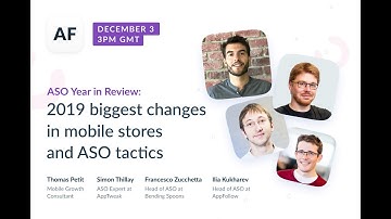 App Store Optimization (ASO) 2020 with AppFollow, AppTweak, Bending Spoons & Thomas Petit