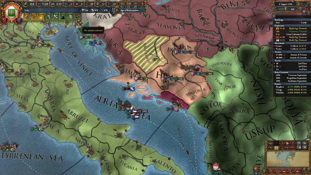 eu4 coc milan to italy 18 youtube eu4 how to form italy