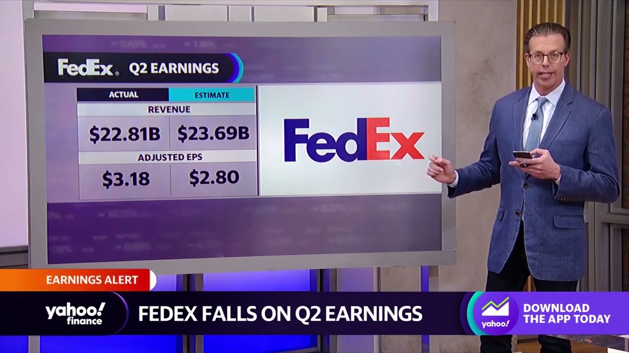 FedEx stock dips amid mixed Q2 earnings beat, revenue miss