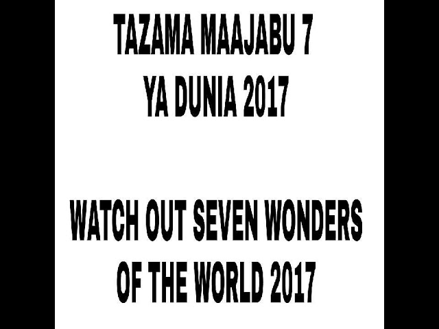 SEVEN WORLDS WONDERS 2017 class=