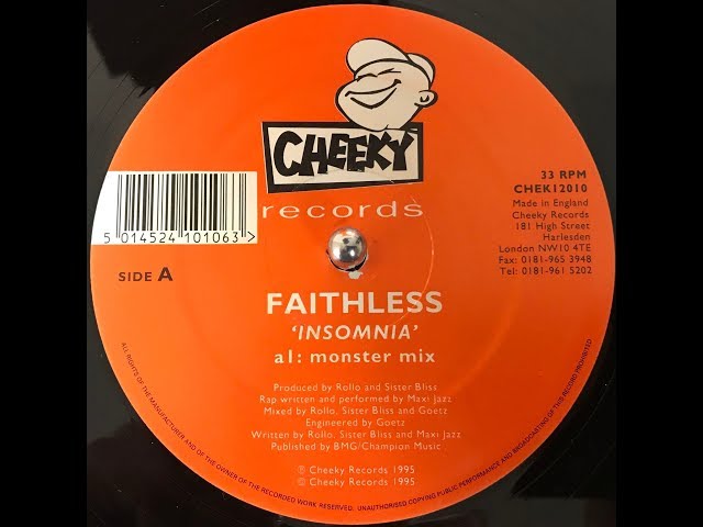 Faithless - Insomnia (Monster Mix) (1995)