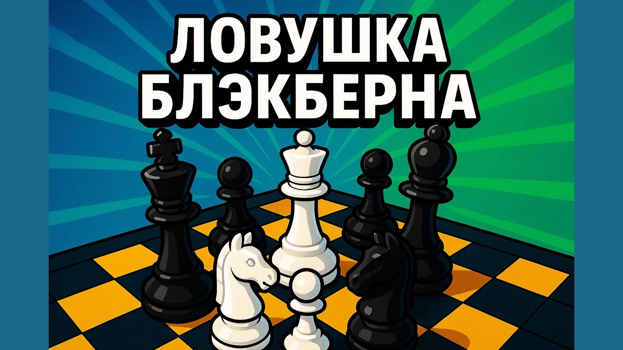 Ловушка Блэкберна. Играем против Итальянской партии. Шахматы