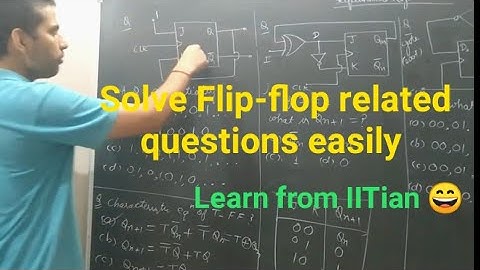 Sequential Logic circuits based previous year questions asked in NET GATE exams part-1