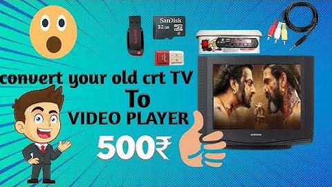 Convert old tv to smart tv using mp5 board and complete connections by JASH Tech