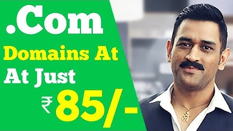 How To Buy .Com Domains At Cheapest Price (₹85) | GoDaddy - Cheap Domains Tricks