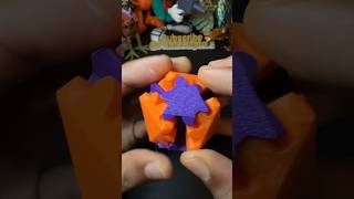 3D Printed Icosahedron Gears Fidget Toy. #3dprinting #asmr #fidgettoy