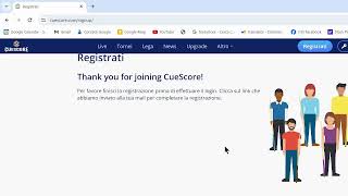 tutorial creazione accout cuescore e adesione al torneo