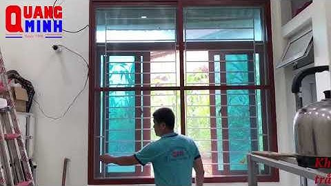Công trình thi công cửa lưới chống muỗi kiểu dáng lùa cho cửa sổ/ Cửa lưới chống muỗi Quang Minh.