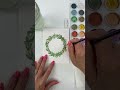 Learn to Paint a Wreath with a Perfect Pearls Palette #rangerink