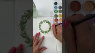 Learn to Paint a Wreath with a Perfect Pearls Palette #rangerink