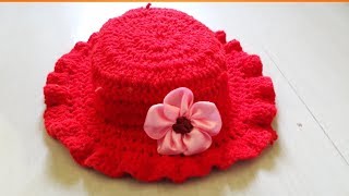 baby summer hat for beginners in tamil