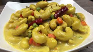 Sri Lankan Cashew Nut Curry | Kaju Curry | Lunch Special