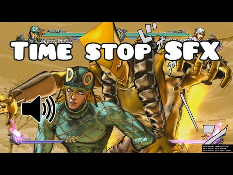 Diego Brando THE WORLD time stop SFX