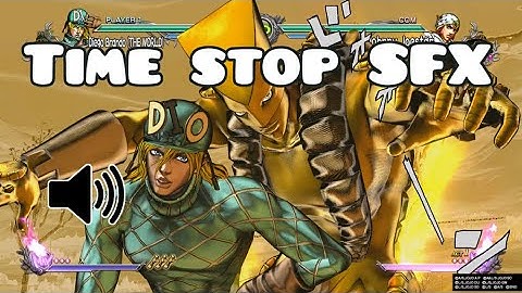Diego Brando THE WORLD time stop SFX