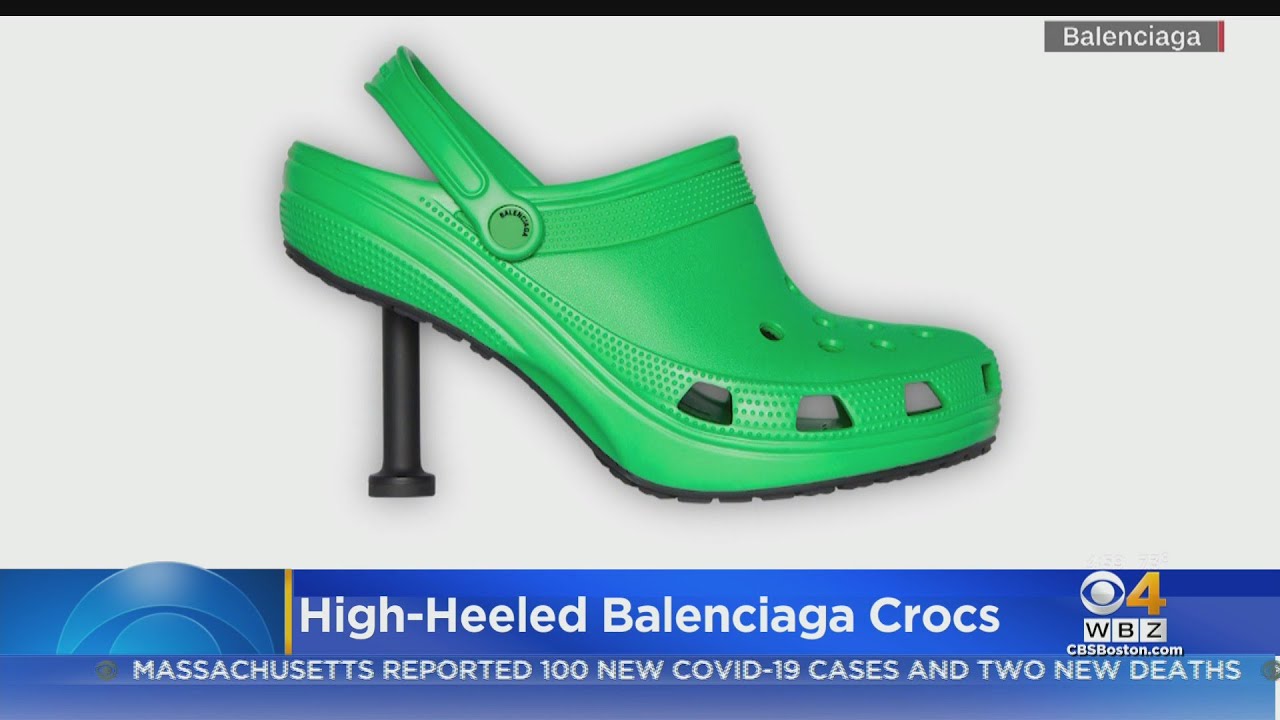 Fashion And Comfort: High-Heeled Balenciaga Crocs Cause Internet Frenzy ...