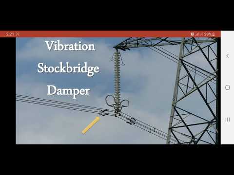 مانعة الاهتزازات في خطوط النقل الكهربائية الهوائية Vibration Stockbridge Damper 