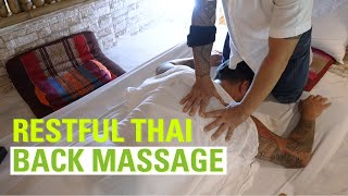 Traditional THAI TOK SEN ASMR Back Massage in Koh Phangan