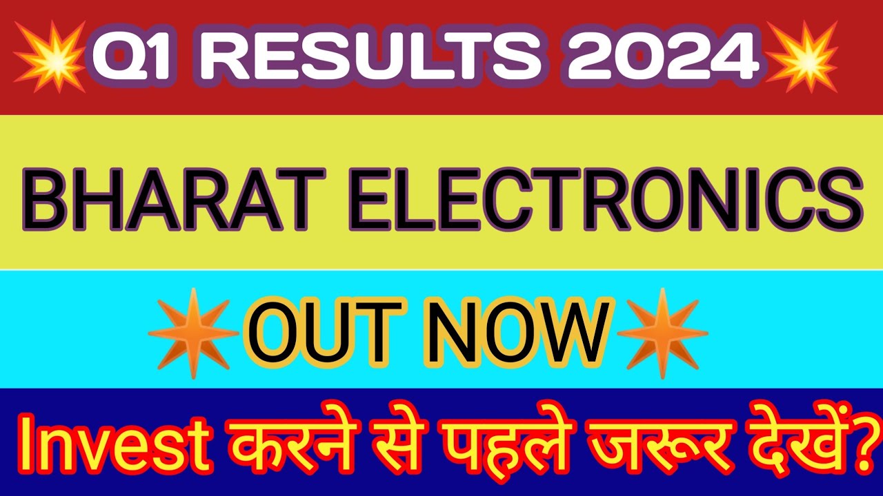 BEL Q1 Results 2023 🔴 Bharat Electronics Results 🔴 Bharat Electronics