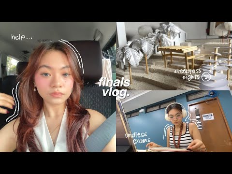 finals vlog: model production, EXAMS, uni vlog, what's in my bag college edition ft. hawk bags