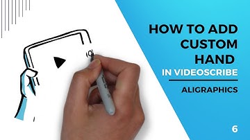 Different Drawing Tool and how to add Custom Hand  in VideoScribe 2022 by ALigraphics