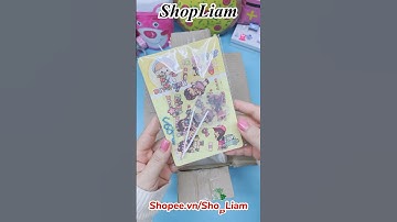 💖1234 ASMR Packing Order-Sticker-Set Làm Móc Khóa Handmade Cute-Nguyễn Bảo Ngọc ở Đắk Lắk-Shop Liam💕