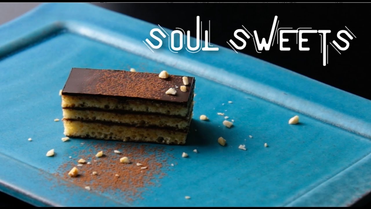気品漂うスイーツ プラリネのオペラ Praline Opera Cake Soul Sweets Youtube