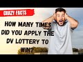 How many times did you apply for the DV Lottery until you won? #greencard #dvlottery #dvwinners