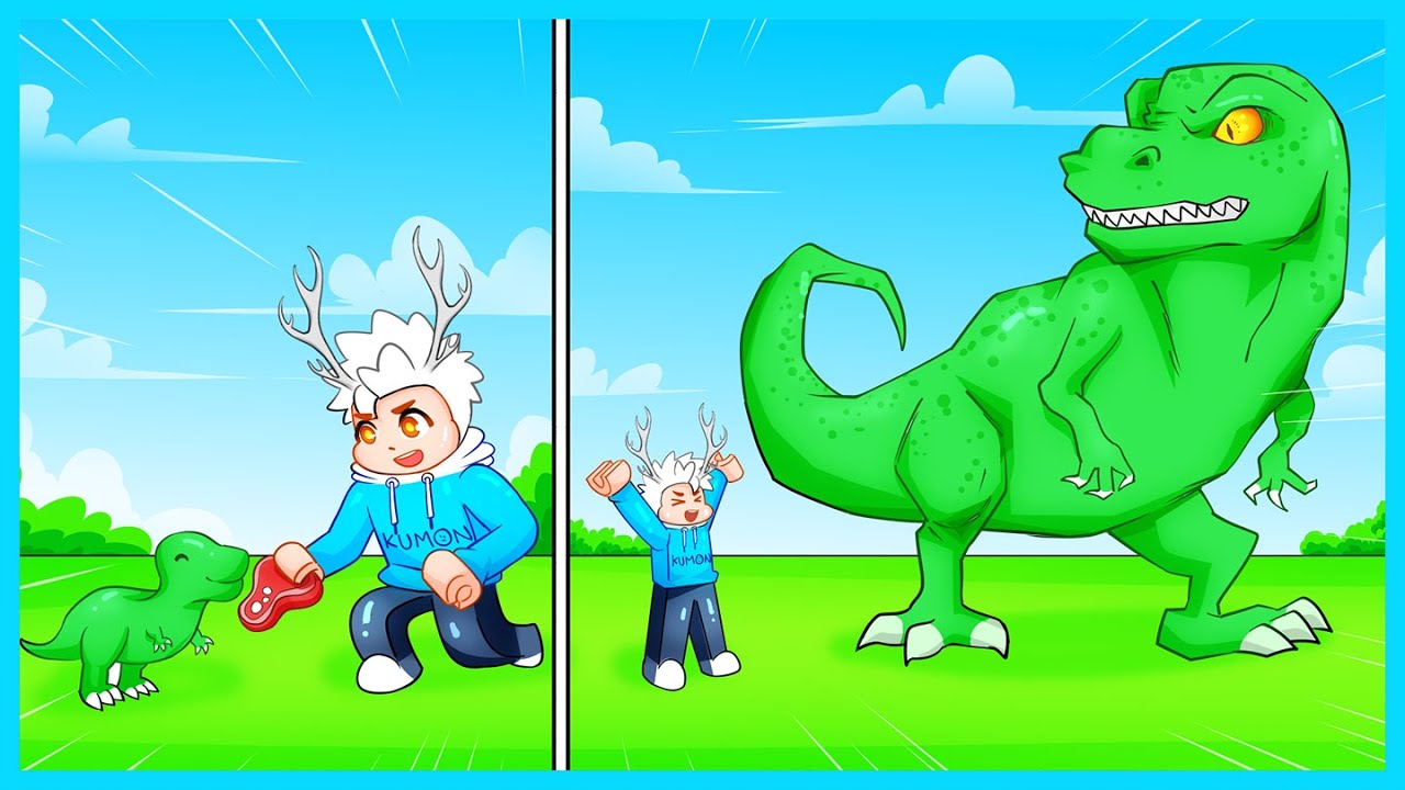 Kasih Makan DINOSAURUS Sampai Menjadi PALING BESAR!