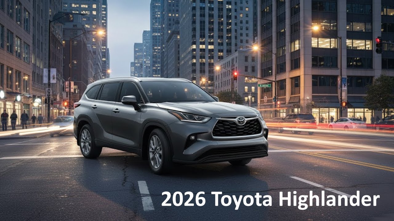 2026 Toyota Highlander - A Powerful Hybrid SUV Built for the Modern Family!