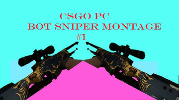 CSGO Bot Sniper Montage PC #1